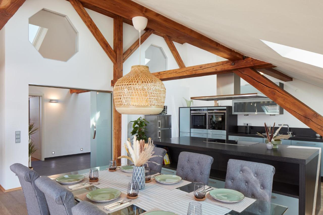 ⸨⸩ Sunset Penthouse: Messe - Siemens - Db - Man ⸨⸩ Apartamento Nuremberga Exterior foto